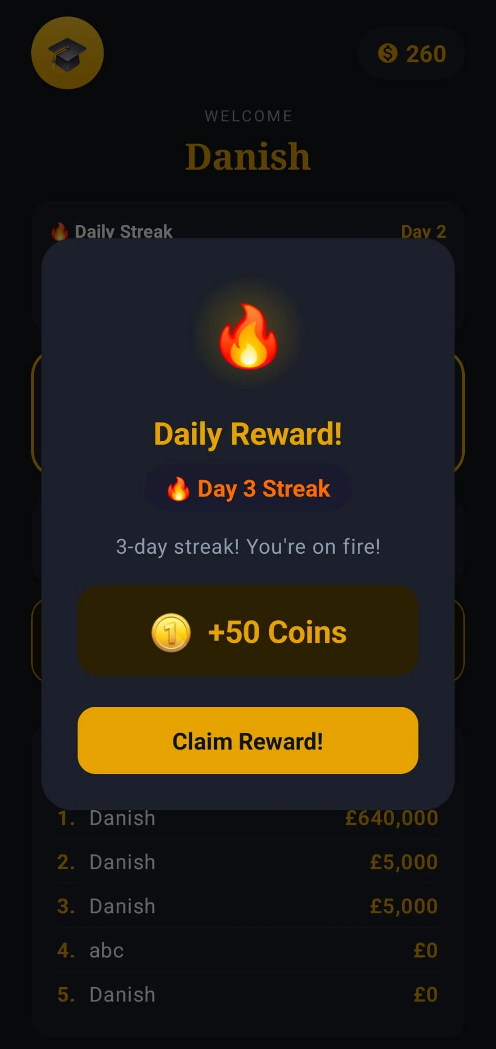 Millionaire Quiz: Trivia Game screenshot